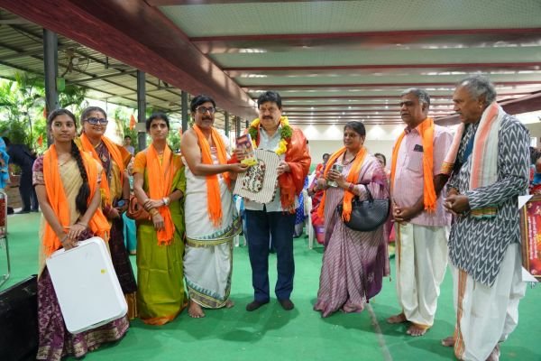మల్లా పూర్, నాచారం లోని వి ఎన్ ఆర్ గార్డెన్ లో  దేశ  రక్షణ  ధర్మ రక్షణ యాగం కు అంకురార్పణ 