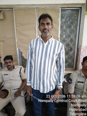 చోరీ కేసులో  వంద కు పైగా దొంగతనాలకు పాల్పడిన పాత నిందితుడికి ఏడాది జైలు....  @ రూ.100 జరిమానా విధించిన న్యాయస్థానం.     