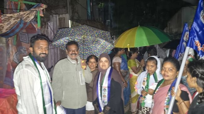 జనరంజకమైన పాలన జగనన్నతోనే సాధ్యం : 30వ వార్డు వైకాపా అభ్యర్థిని నగీనా స్పష్టం