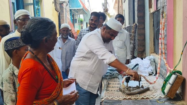 9వ వార్డులో డి. నజీర్ అహమ్మద్ విస్తృత ప్రచారం
