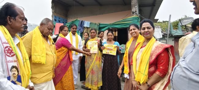 36వ వార్డులో ఎమ్మెల్యే శ్రీరామ్ రాజగోపాల్ (తాతయ్య)  ఇంటింటి ప్రచారం