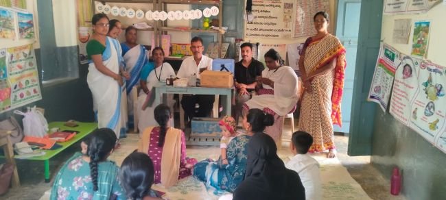 జైత్వారం అంగన్వాడీ కేంద్రంలో ఆరోగ్య అవగాహన కార్యక్రమం