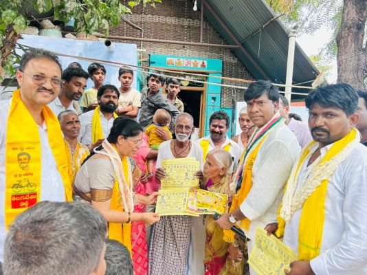 కూటమి అభ్యర్థుల గెలుపుకై ఎమ్మెల్యే బీవీ విస్తృత ప్రచారం 