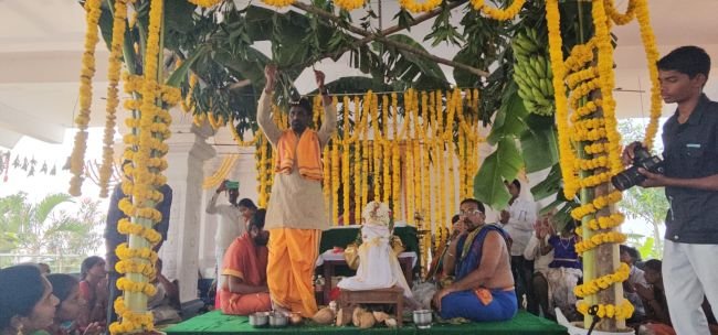 గూడూరులో అంగరంగ వైభవంగా భ్రమరాంబ సమేత మల్లికార్జున స్వామివారి కల్యాణోత్సవం