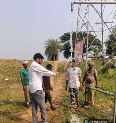 భజన్ చెరువు వద్ద నీటి సౌకర్యాన్ని ప్రారంభించిన సర్పంచ్ ధర్మతేజ