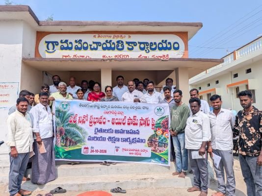 ఎల్ నినొప్రభావం ,ఆయిల్ ఫామ్ సాగుపై అవగాహన సదస్సు. 