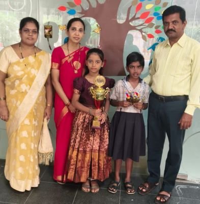 స్కేటింగ్, చెస్ పోటీలలో భాష్యం ప్రతిభ 