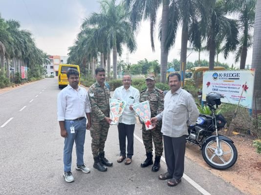కే-రిడ్జ్ స్కూల్‌లో ఎన్‌సీసీకి 25 మంది విద్యార్థుల ఎంపిక