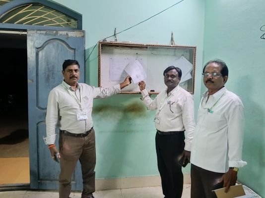 నగరం మండలంలో ఒక్క నామినేషన్ తిరస్కరణ  - డబుల్ ఎంట్రీలో 6 నామినేషన్లు తొలగింపు