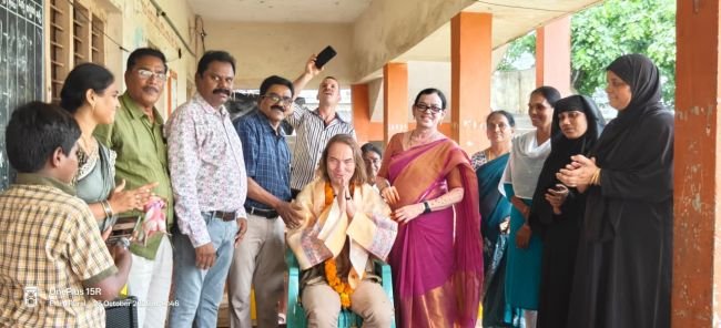 ట్రేస్ ఇండియా  సంస్థ ప్రతినిధి బృందం పాఠశాల సందర్శన    --వ్యవస్థాపకులు దిడ్ల అంజిలో, స్విట్జర్లాండ్ దేశం నుండి వచ్చిన టుగెదర్ ఇండియా ప్రెసిడెంట్ మిస్టర్ సిగ్వి, వైస్ ప్రెసిడెంట్ మిస్టర్ మ్యాన్యుల్