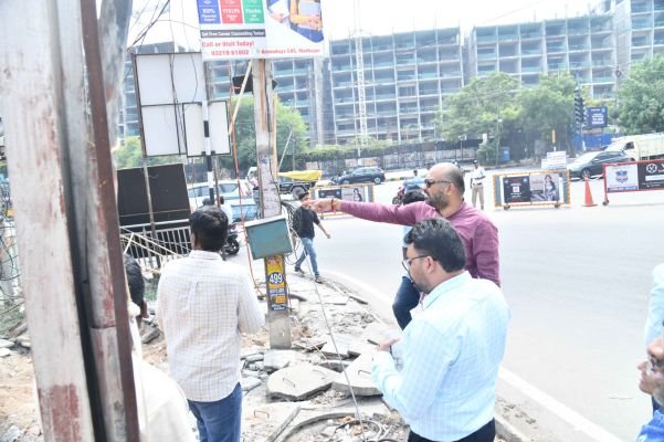 జూబ్లీహిల్స్ చెక్‌పోస్ట్‌–ఎన్‌ఎఫ్‌సీఎల్‌ జంక్షన్‌ వరకు సిగ్నల్‌ రహిత ట్రాఫిక్‌