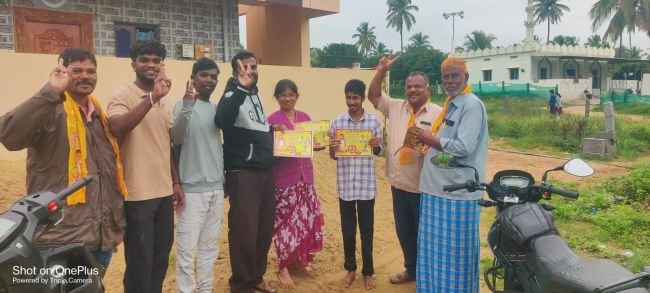 30వ వార్డులో మహబూబ్ భాష ఎన్నికల ప్రచారం