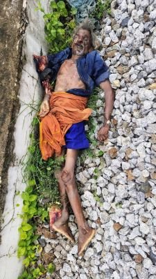 రేణిగుంట సమీపంలో రైల్వే ట్రాక్ పక్కన గుర్తుతెలియని మృతదేహం