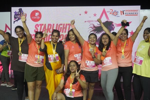 స్టార్లైట్ స్ట్రైడ్స్ – మహిళల నైట్ రన్ 2026  ఆరవ ఎడిషన్‌ గచ్చిబౌలి స్టేడియం లో  నిర్వహణ  1,100 మందికి పైగా మహిళల భాగస్వామ్యం  – ఆరోగ్యం, భద్రత, సాధికారతకు ప్రాధాన్యం