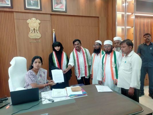 రాష్ట్రస్థాయిలో కాంగ్రెస్ పార్టీ చైర్మన్ అభ్యర్థి ఉపసంహరణపై ఉద్యమం చేస్తాం : ఉమ్మడి ప్రకాశం జిల్లా కాంగ్రెస్ పార్టీ అధ్యక్షుడు షేక్ సైదా