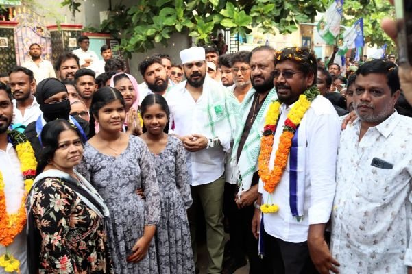 బుచ్చిరెడ్డిపాలెం మున్సిపాలిటీలో వైసీపీ ఎన్నికల ప్రచారం..