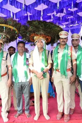 గిరిగామ గ్రామంలో ‘పోలీసులు మీకోసం’ కార్యక్రమంలో ఎస్పీ అఖిల్ మహాజన్ 