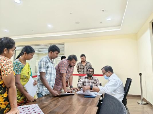 వ్యాపారం పేరుతో రూ.50 లక్షలు స్వాహా చేసి బెదిరింపులకు దిగిన వైసీపీ నేతలపై గ్రీవెన్స్ లో ఫిర్యాదు