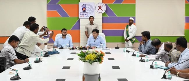 బాసర ఐఐఐటీలో నీటి సమస్యకు శాశ్వత పరిష్కారం  రెండు, మూడు రోజుల్లో భౌతిక తరగతులు ప్రారంభం: కలెక్టర్ భవేశ్ మిశ్రా