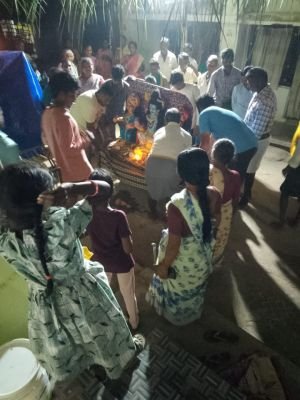 తెర్లాం లో ఘనంగా గౌరీ నందీశ్వర పూజలు 