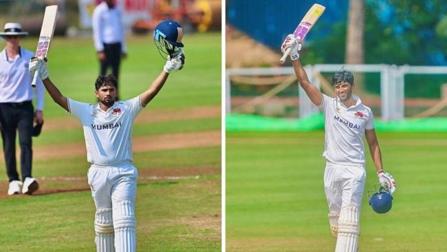 రంజీ ట్రోఫీలో చెలరేగిన ముంబై యువ ఆటగాళ్లు.. అంగక్రిష్ రఘువంశీ, ముషీర్ ఖాన్ శతకాల మోత
