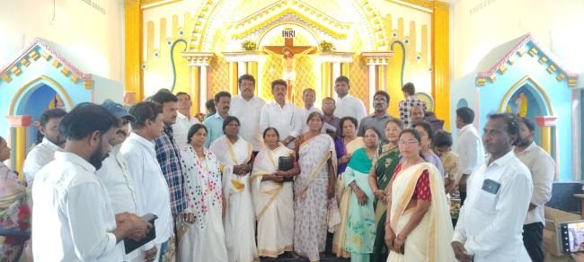 ఆర్.సి.యం చర్చి వార్షికోత్సవ శుభాకాంక్షలు  - ఎమ్మెల్యే చిర్రి బాలరాజు