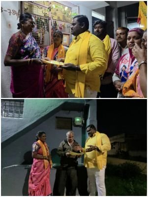 7, 8, 9 వార్డుల్లో టీడీపీ, జనసేన అభ్యర్థుల ప్రచారం