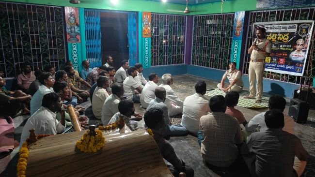  ఎన్నికల నియమావళి, అర్ణబ్ తుఫాన్ పై గ్రామాల్లో అవగాహన.
