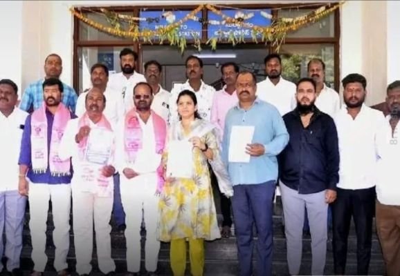 మల్కాజ్గిరి ని. వర్గ  ఎమ్. ఎల్. ఏ.పై తప్పుడు ప్రచారం చేస్తున్నావారిపై ఛర్యల కోసం  ఆల్వాల్ పి. ఎస్. లో బి. ఆర్. ఎస్. నేతల పిర్యాదు.