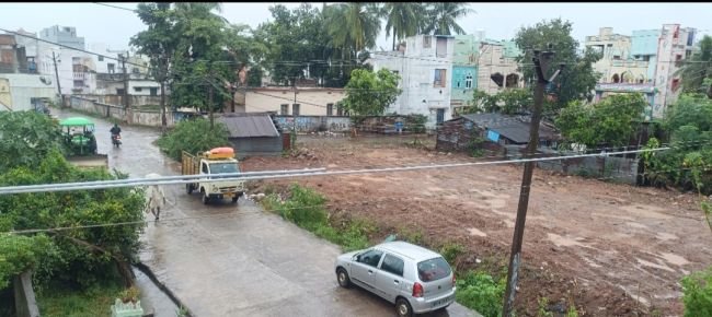 చీపురుపల్లిలో 31.6 ఎమ్ఎమ్ వర్షపాతం