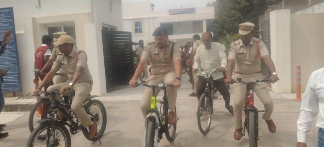 పోలీస్ సంస్కరణ దినోత్సవం సందర్భంగా సైకిల్ ర్యాలీ