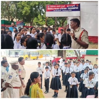 పోలీసుల విధులపై విద్యార్థులకు అవగాహన