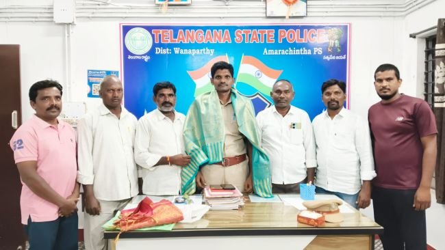 ఎస్సై కి ఘన సన్మానం