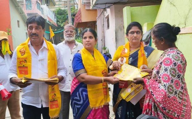 డివిజన్ కార్పొరేటర్‌గా ఒక అవకాశం ఇవ్వండి.. అభివృద్ధి చేసి చూపిస్తాం  – టీడీపీ రాష్ట్ర మైనార్టీ కార్యనిర్వాహక కార్యదర్శి మహబూబ్ బాషా