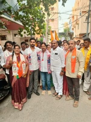 31 వ డివిజన్ జనసేన కార్పొరేటర్ గా మందపాటి  భానుప్రియ ను గెలిపించండి...  డివిజన్ రూపురేఖలు మారుస్తాం... అరణి మదన్ 