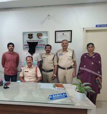 టిప్పర్ వాహనాల బ్యాటరీ దొంగ అరెస్ట్-ఆత్మకూరు సిఐ జి. బాబులాల్