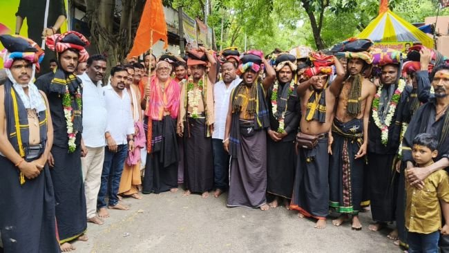 కరీంనగర్ టు శబరిమల మహాపాదయాత్ర ప్రారంభం