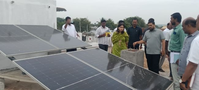 సోలార్ ప్యానెళ్ల ఏర్పాటులో కొండారెడ్డిపల్లి ఆదర్శం