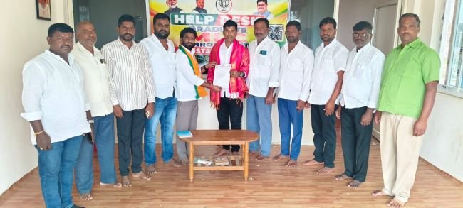 బీజేపీ కందుకూరు మండల ఓబీసీ మోర్చా అధ్యక్షుడిగా అంబటి కృష్ణ