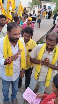 కూటమి అభ్యర్థుల విజయానికి చల్లా రవికుమార్ రెడ్డి ప్రచారం
