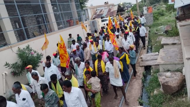 బ్రాహ్మణపల్లెలో టీడీపీ ముమ్మర ప్రచారం