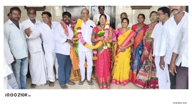 ఎంపిపి పువ్వాడి వెంకటేశ్వర్లు కు సత్కారం