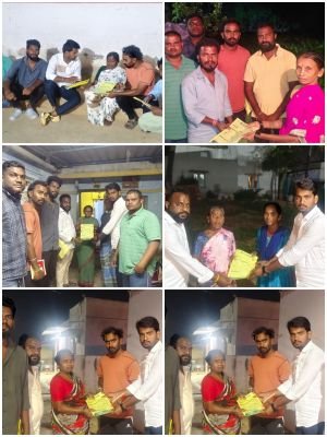 సామగుట్టపల్లిలో గ్రామ వికాస పత్రాల సేకరణ
