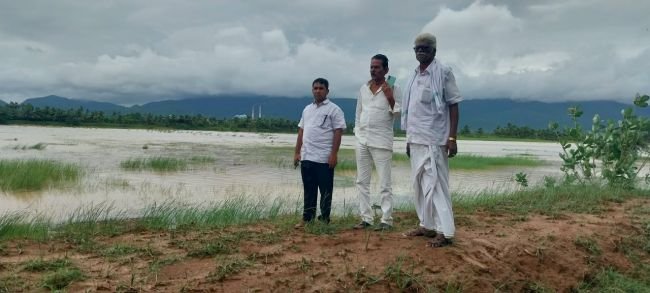 భారీ వర్షాలతో ఏలేరు కాలువకు పెరిగిన వరద