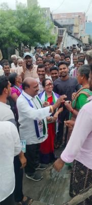 పక్కి గ్రామంలో జెడ్పీటీసీ, ఎంపిటిసి ఎన్నికల ప్రచారం