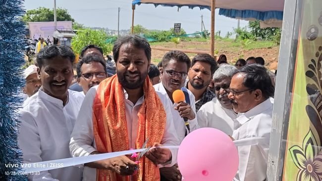 కొండామర్రిపల్లిలో అట్టహాసంగా పీటర్ రాక్ చర్చి ప్రారంభం : ముఖ్య అతిథిగా హాజరైన ఎమ్మెల్యే షాజహాన్ బాషా