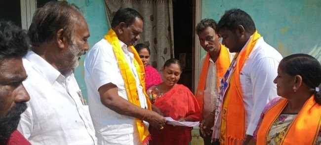 బుచ్చిరెడ్డిపాలెం మున్సిపాలిటీలో4 వ వార్డు  ఎన్నికల ప్రచారం