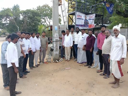పోతుగల్ గ్రామం తాండాల్లో ఎల్‌ఈడీ లైట్ల ఏర్పాటు
