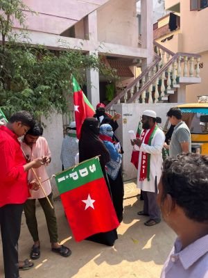 వెంకటేశ్వరంలో ఎస్‌డీపీఐ అభ్యర్థుల ప్రచారం..  భారీ మెజారిటీతో గెలిపించాలని విజ్ఞప్తి!