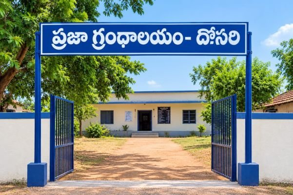 గ్రంథాలయానికి రు.3.వేలు వితరణ చేసిన నేతల స్రవంతి